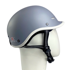 Mũ bảo hiểm cá heo 1/2 đầu ĐỨC HUY CKC 011 - MBH nửa đầu chuẩn an toàn, thoáng khí, năng động, thời trang