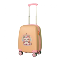 Vali kéo nhựa trẻ em HÙNG PHÁT PIKA 876 - Đáng yêu, khoang chứa rộng, bánh xe xoay 360 độ, an toàn, bền bỉ