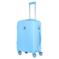 Vali kéo nhựa STARGO Brillant size M ký gửi 24 inch, khóa 3 số, có móc treo, vách ngăn chống đổ, đai chữ X