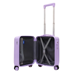 Vali kéo nhựa size xách tay cabin 16 inch HÙNG PHÁT UZO 240 / 222 có khay để ly, nhỏ gọn, thanh lịch, pastel