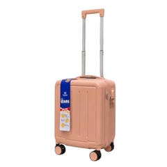 Vali kéo nhựa size xách tay cabin 16 inch HÙNG PHÁT UZO 240 / 222 có khay để ly, nhỏ gọn, thanh lịch, pastel
