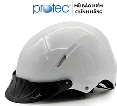 Mũ bảo hiểm 1/2 đầu Protec VIC không kính - MBH nửa đầu thoáng khí, êm nhẹ, đơn giản, chắc chắn, chịu va đập tốt