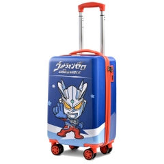 Vali Kéo Nhựa Trẻ Em BEDDYBEAR In Hình Dập Nổi 3D Ultral Man Size Xách Tay 17 inch LV-ULTRAL