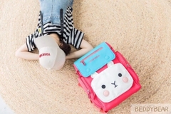 Balo Chống Gù BEDDYBEAR Cho Bé Gái Tiểu Học Thỏ Pipi Màu Hồng XS-HONG