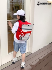 Balo Tiểu Học Chống Gù BEDDYBEAR Cute Bag Họa Tiết Gấu Bắc Cực Cho Bé YE-GAU