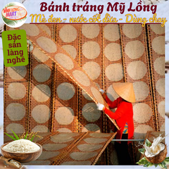 Bánh tráng Mỹ Lồng - Mè đen - CHƯA NƯỚNG