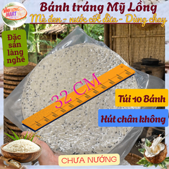 Bánh tráng Mỹ Lồng - Mè đen - CHƯA NƯỚNG