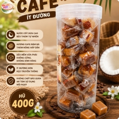 Kẹo dừa cafe ít đường - Đặc sản Bến Tre - Béo vị dừa - Thơm mùi cafe