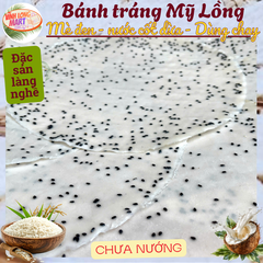 Bánh tráng Mỹ Lồng - Mè đen - CHƯA NƯỚNG