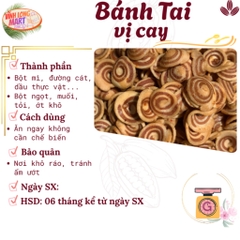Bánh Tai Heo Nhí - Vị Cay – Giòn Rụm, Béo Thơm Đậm Vị