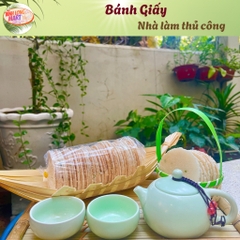 Bánh giấy tuổi thơ - Nhà làm thủ công - Béo vị nước cốt dừa Bến Tre