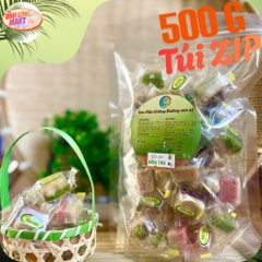 Kẹo Dừa không Đường mix vị - không dùng đường trong sản xuất, béo dừa