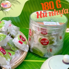 Kẹo Dừa Non Lá Dứa Bến Tre – Dẻo Thơm, Béo Ngậy, Ít Ngọt