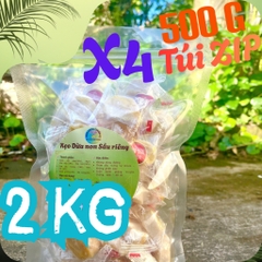 Kẹo Dừa non Sầu riêng - Không dùng đường trong sản xuất- Thơm, Béo