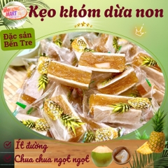 Kẹo Khóm Dừa non - Ít đường, chua chua, ngọt ngot, ăn vặt lạ miệng