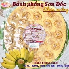 Bánh phồng Sơn Đốc - CHƯA NƯỚNG - Túi hút chân không 10 bánh đk 22cm