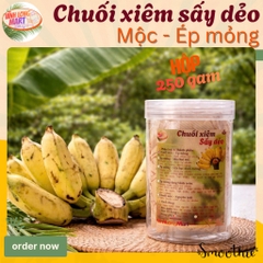 Chuối xiêm Sấy dẻo - Chuối sấy mộc Ép mỏng - Không đường, Không phụ gia