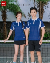 Áo polo Wika Kairo màu navy