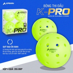Bóng thi đấu Kaiwin - Pro (Hộp 4 quả)