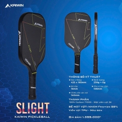 VỢT PICKLEBALL SLIGHT T1000 3K KAIWIN