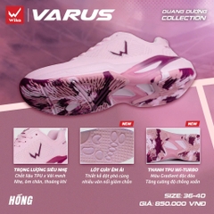 GIÀY THỂ THAO WIKA VARUS MÀU HỒNG