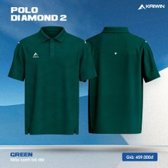 ÁO POLO KAIWIN DIAMOND 2 - XANH BỘ ĐỘI
