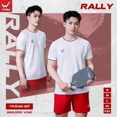 ÁO WIKA RALLY MÀU TRẮNG ĐỎ