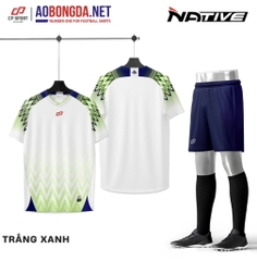 BỘ BÓNG ĐÁ CP NATIVE - TRẮNG XANH