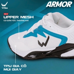 GIÀY THỂ THAO WIKA ARMOR TRẮNG XANH