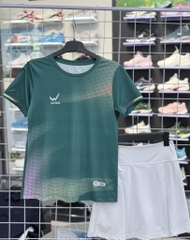 ÁO T- SHIRT WIKA CROWN  NỮ- XANH