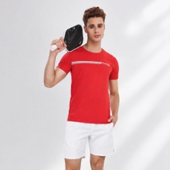 ÁO T-SHIRT NAM LIVAN LV25S04M223 - ĐỎ