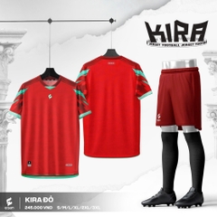 BỘ BÓNG ĐÁ EGAN KIRA - ĐỎ