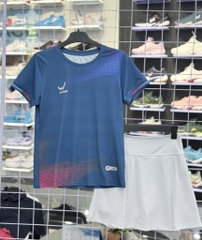 ÁO T- SHIRT WIKA CROWN  NỮ- NAVY