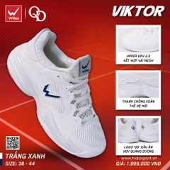 GIÀY THỂ THAO VIKTOR MÀU TRẮNG XANH