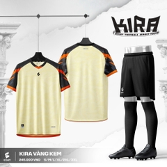 BỘ BÓNG ĐÁ EGAN KIRA-VÀNG KEM