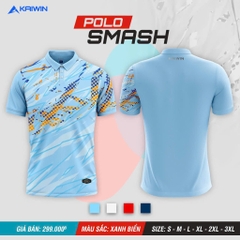 ÁO THỂ THAO NAM KAIWIN SMASH XANH BIỂN
