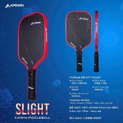 VỢT PICKLEBALL SLIGHT T1000 3K KAIWIN