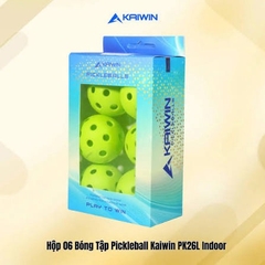 HỘP 06 BÓNG TẬP LUYỆN PICKLEBALL PK26L INDOOR KAIWIN