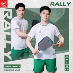 ÁO WIKA RALLY MÀU TRẮNG XANH LÁ