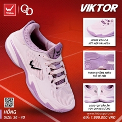 GIÀY THỂ THAO VIKTOR MÀU HỒNG