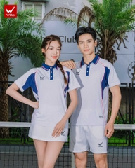 Áo polo Wika Kairo màu trắng