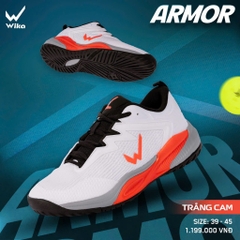 GIÀY THỂ THAO WIKA ARMOR TRẮNG CAM