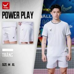 QUẦN SHORT WIKA POWERPLAY MÀU TRẮNG