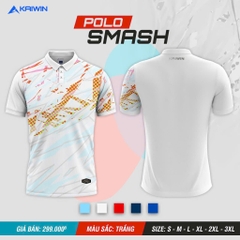 ÁO THỂ THAO NAM KAIWIN SMASH TRẮNG