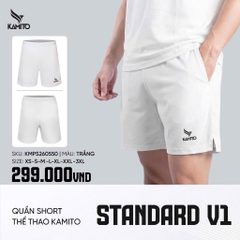 Quần short thể thao Kamito Standard V1 KMPS260550