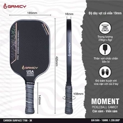 VỢT PICKLEBALL GAMICY MOMENT T700 3K KAIWIN - PVN7492