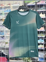 ÁO T- SHIRT WIKA CROWN  NỮ- XANH