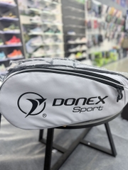 BALO VỢT THỂ THAO 3 NGĂN THÁO RỜI DONEX GEAR BB-1606 TRẮNG PHỐI ĐEN
