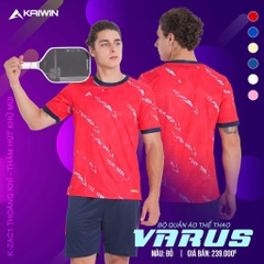 BỘ BÓNG ĐÁ KAIWIN-VARUS - Đỏ