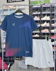 ÁO T-SHIRT WIKA CROWN NAM -NAVY